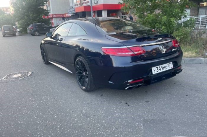 سواری پلاک گذر موقت مرسدس بنز S500